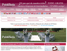Tablet Screenshot of colombia.publiboda.com