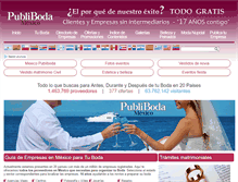 Tablet Screenshot of mexico.publiboda.com