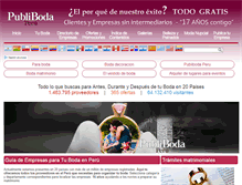 Tablet Screenshot of peru.publiboda.com